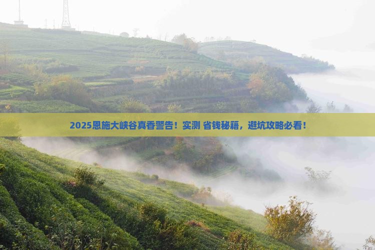 春天去恩施大峡谷攻略