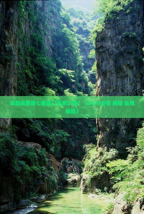 阜新去恩施七星寨门票