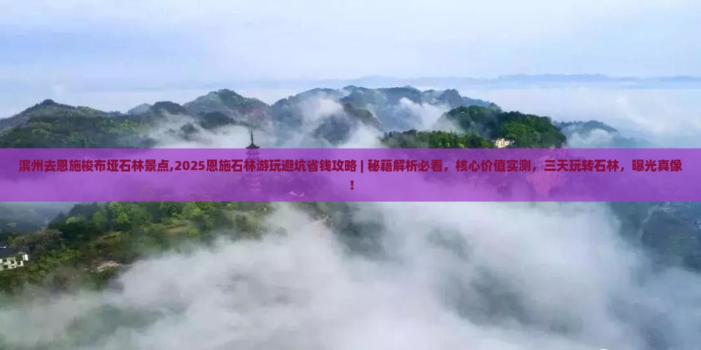 滨州去恩施梭布垭石林景点