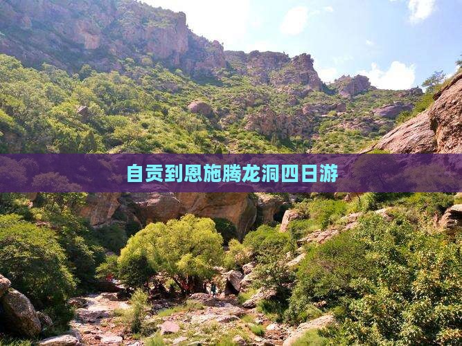 自贡到恩施腾龙洞四日游