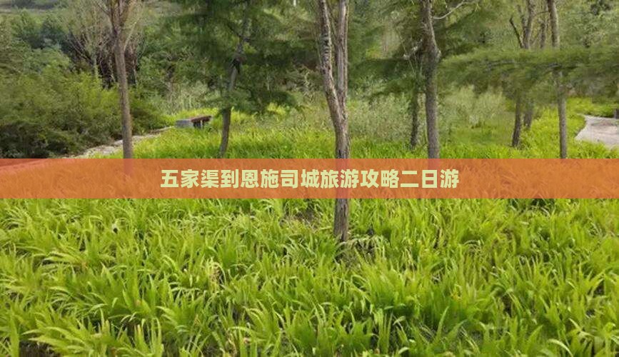 五家渠到恩施土司城二日游