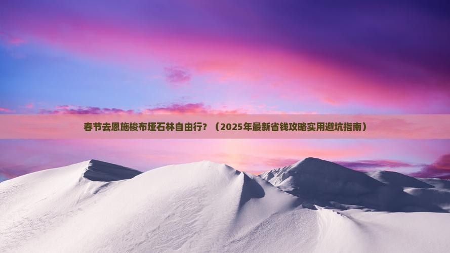 春节去恩施梭布垭石林自由行