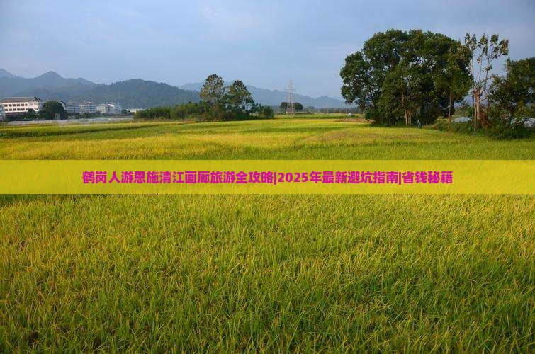 鹤岗到恩施清江画廊旅行社