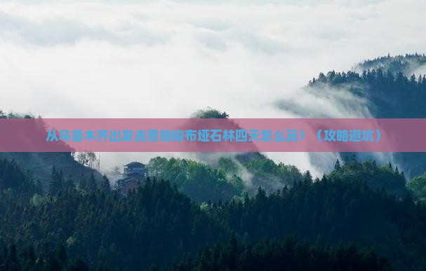 乌鲁木齐去恩施梭布垭石林四日游