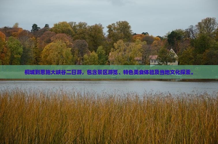 桐城到恩施大峡谷二日游
