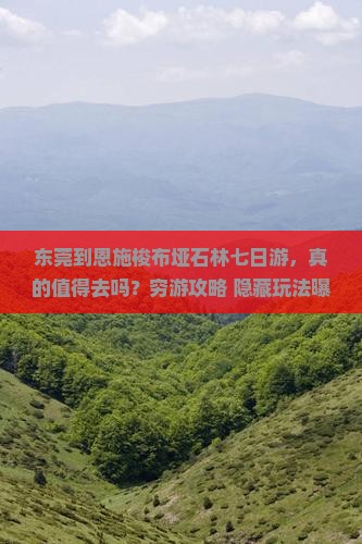 东莞到恩施梭布垭石林七日游