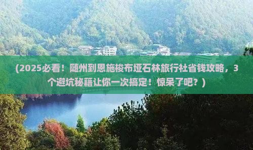 随州到恩施梭布垭石林旅行社