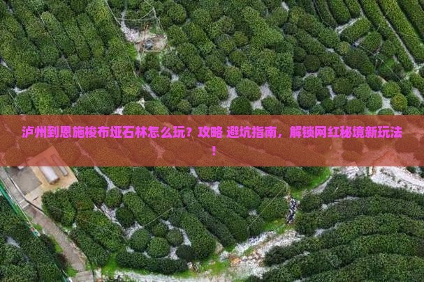 泸州到恩施梭布垭石林哪里玩