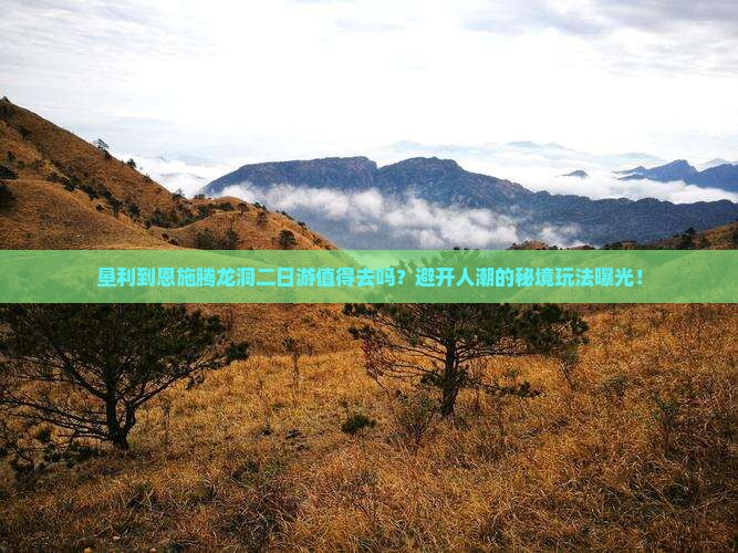 垦利到恩施腾龙洞二日游