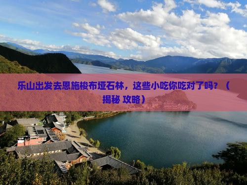 乐山去恩施梭布垭石林旅游小吃