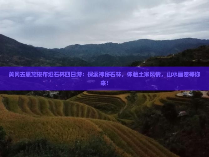 黄冈去恩施梭布垭石林四日游