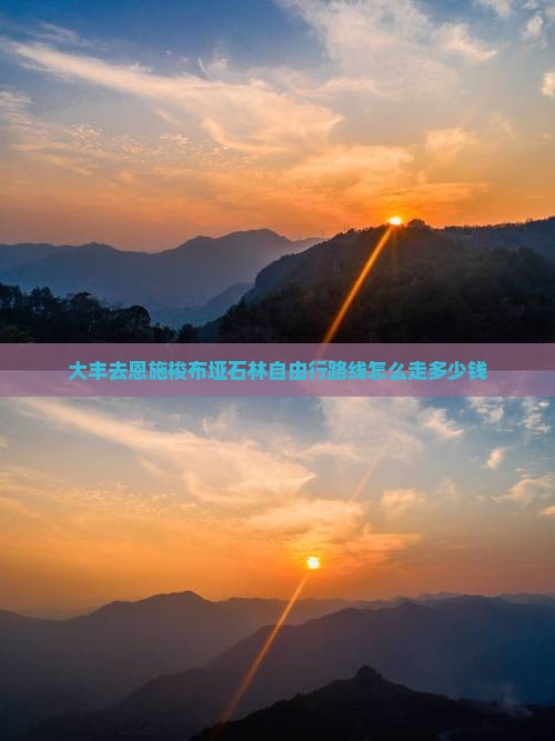 大丰去恩施梭布垭石林自由行