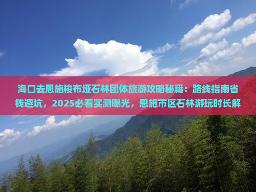 海口去恩施梭布垭石林团体旅游