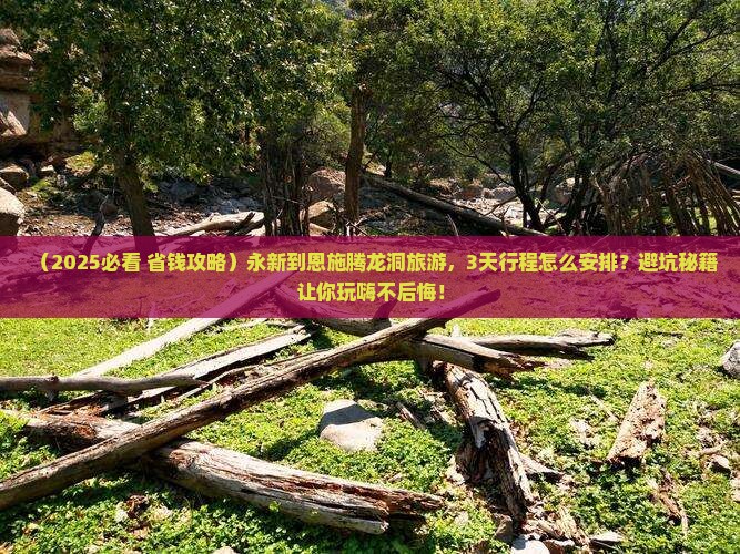 永新到恩施腾龙洞旅游