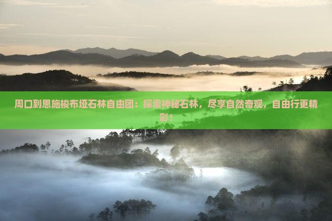 周口到恩施梭布垭石林自由团