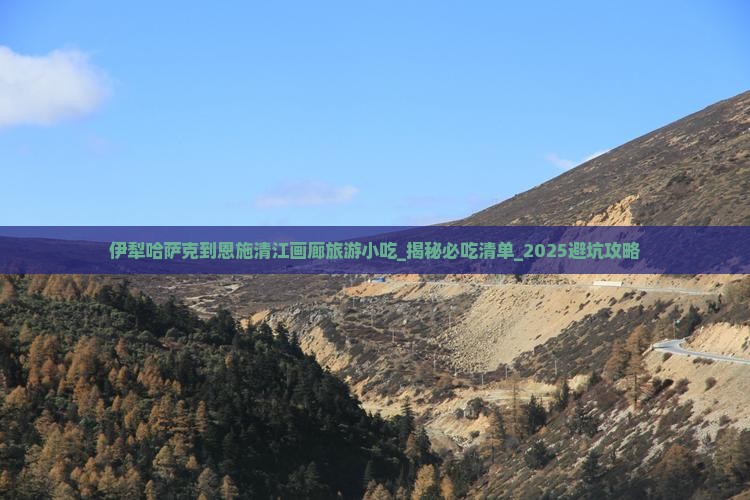 伊犁哈萨克到恩施清江画廊旅游小吃