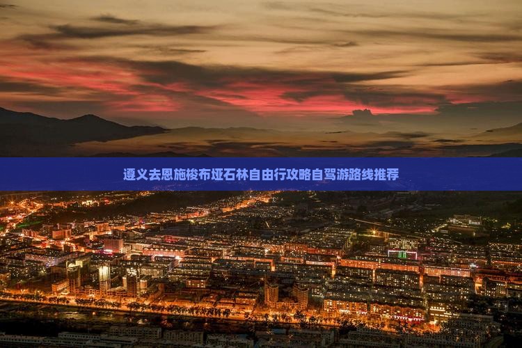 遵义去恩施梭布垭石林自由行