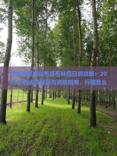 张掖到恩施梭布垭石林四日游 张掖到恩施梭布垭石林四日游