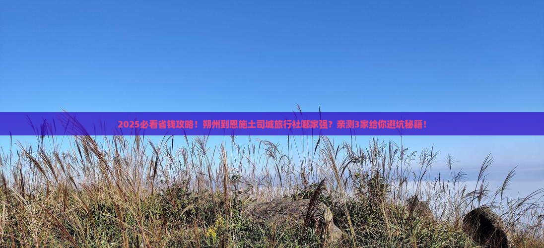 朔州到恩施土司城旅行社
