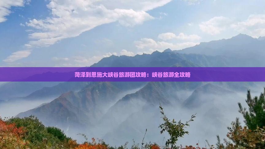 菏泽到恩施大峡谷大型旅游团
