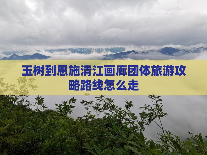 玉树到恩施清江画廊团体旅游