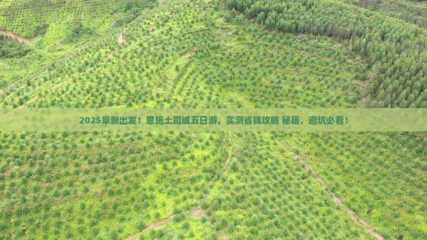 阜新去恩施土司城五日游