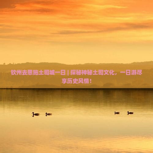 钦州去恩施土司城一日