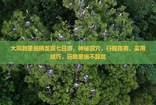 大同到恩施腾龙洞七日游