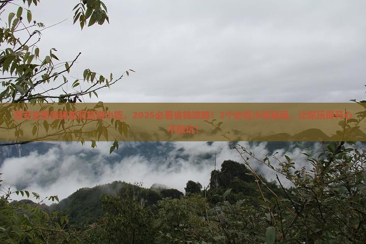 西安去恩施腾龙洞旅游小吃