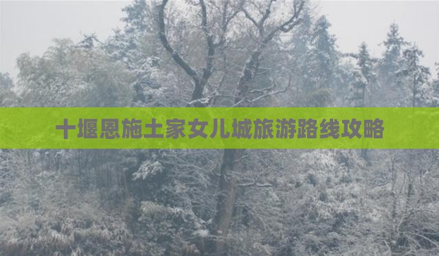 十堰去恩施土家女儿城旅游