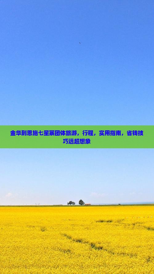 金华到恩施七星寨团体旅游 金华到恩施七星寨团体旅游