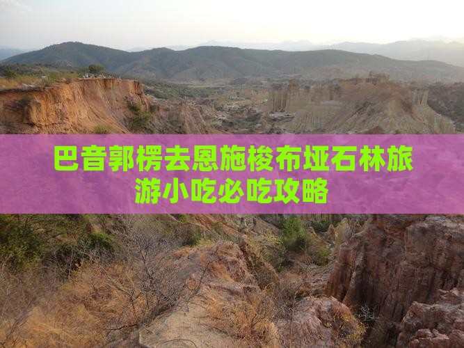 巴音郭楞去恩施梭布垭石林旅游小吃