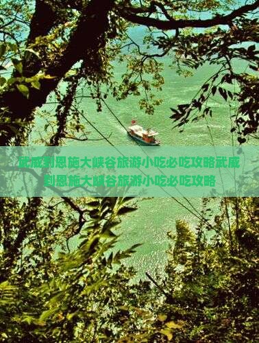 武威到恩施大峡谷旅游小吃