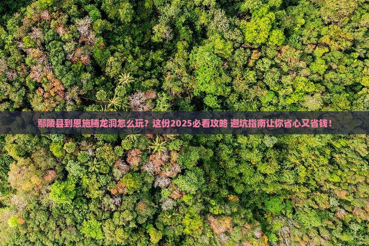 鄢陵县到恩施腾龙洞必去地