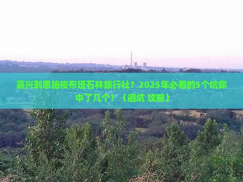 嘉兴到恩施梭布垭石林旅行社