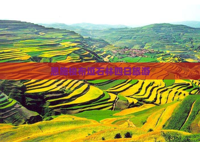 一月到恩施梭布垭石林四日游