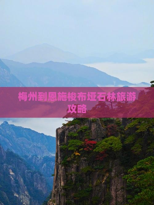 梅州到恩施梭布垭石林旅行社