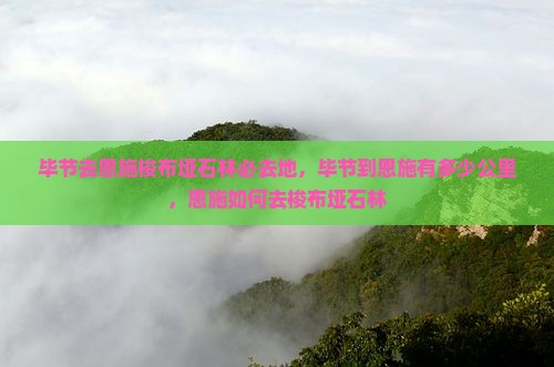 毕节去恩施梭布垭石林必去地