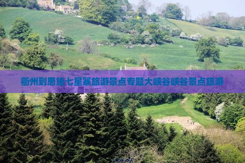 衢州到恩施七星寨旅行社