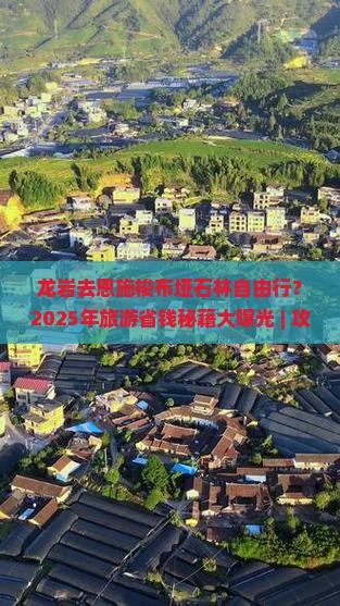 龙岩去恩施梭布垭石林自由行