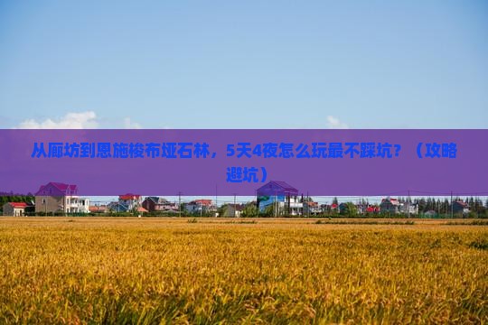 廊坊到恩施梭布垭石林旅游