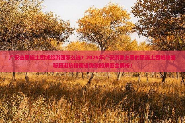 广安去恩施土司城大型旅游团