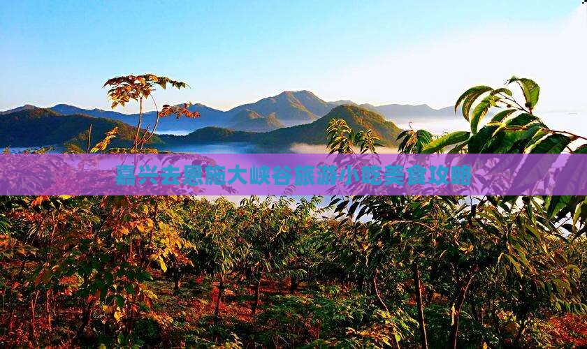 嘉兴去恩施大峡谷旅游小吃