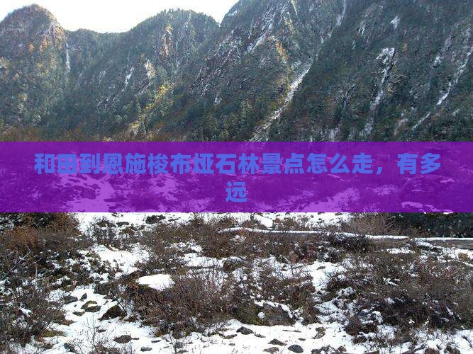 和田到恩施梭布垭石林景点