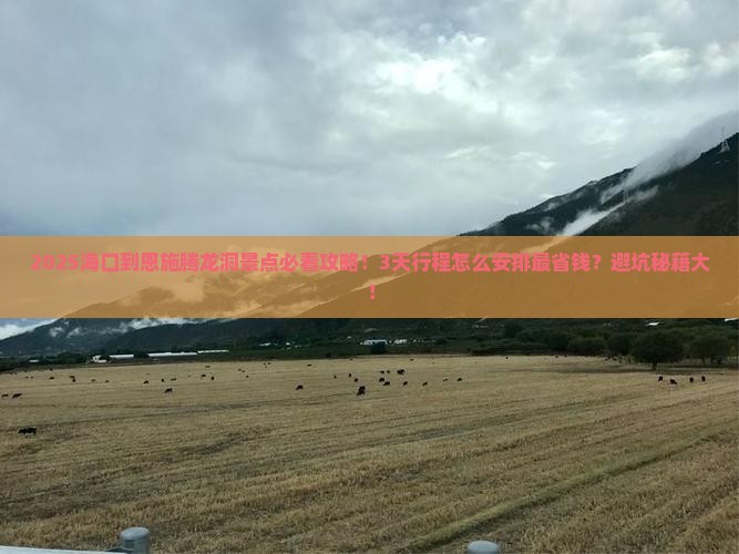 海口到恩施腾龙洞景点
