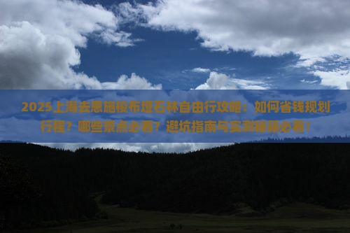 上海去恩施梭布垭石林自由行