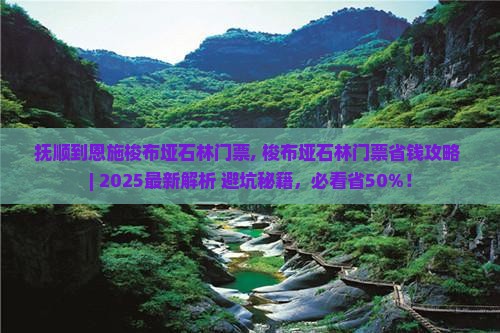 抚顺到恩施梭布垭石林门票