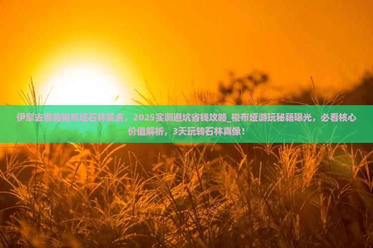伊犁去恩施梭布垭石林景点