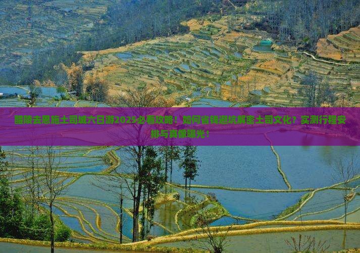 醴陵去恩施土司城六日游