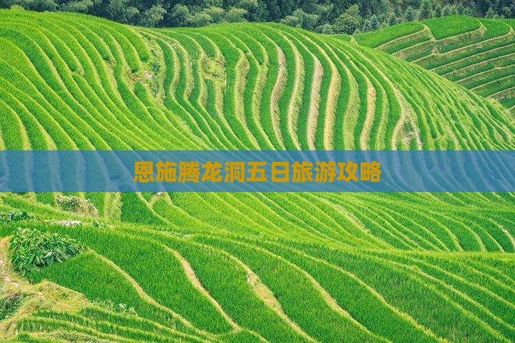 海南省直辖去恩施腾龙洞五日游